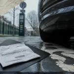 Où se garer a Lille gratuitement : voiture près d’un horodateur
