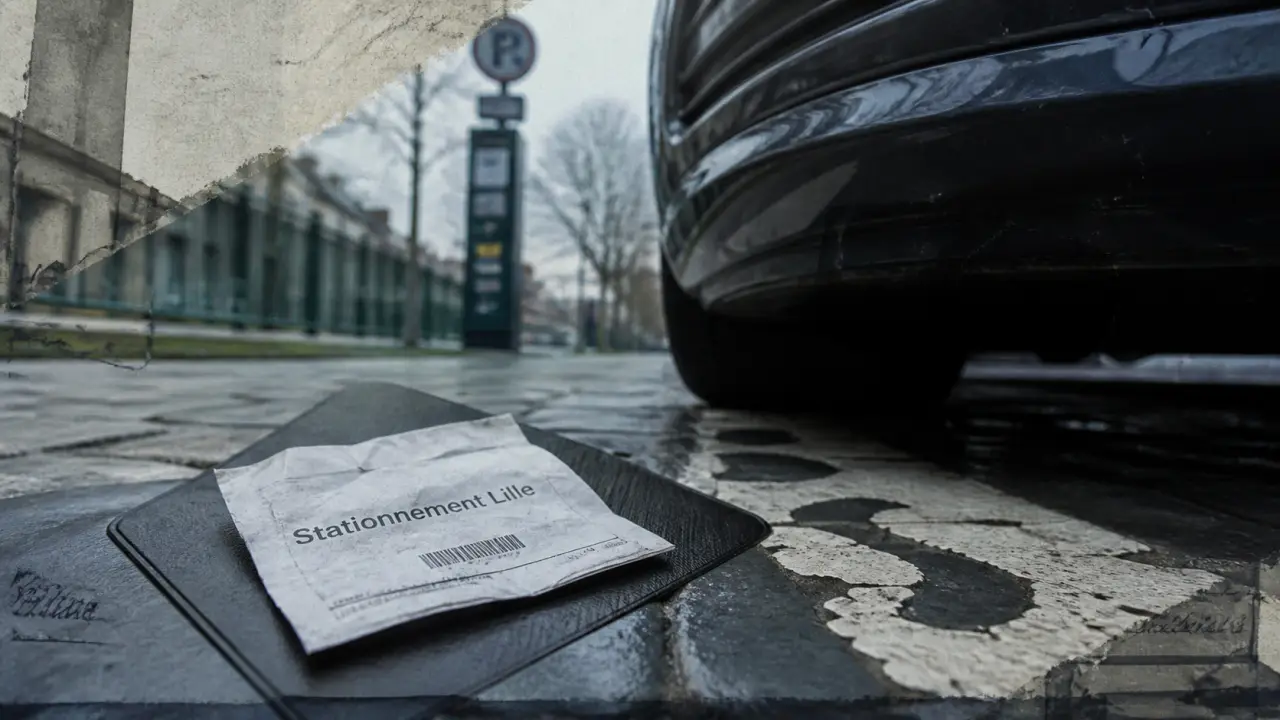Où se garer a Lille gratuitement : voiture près d’un horodateur