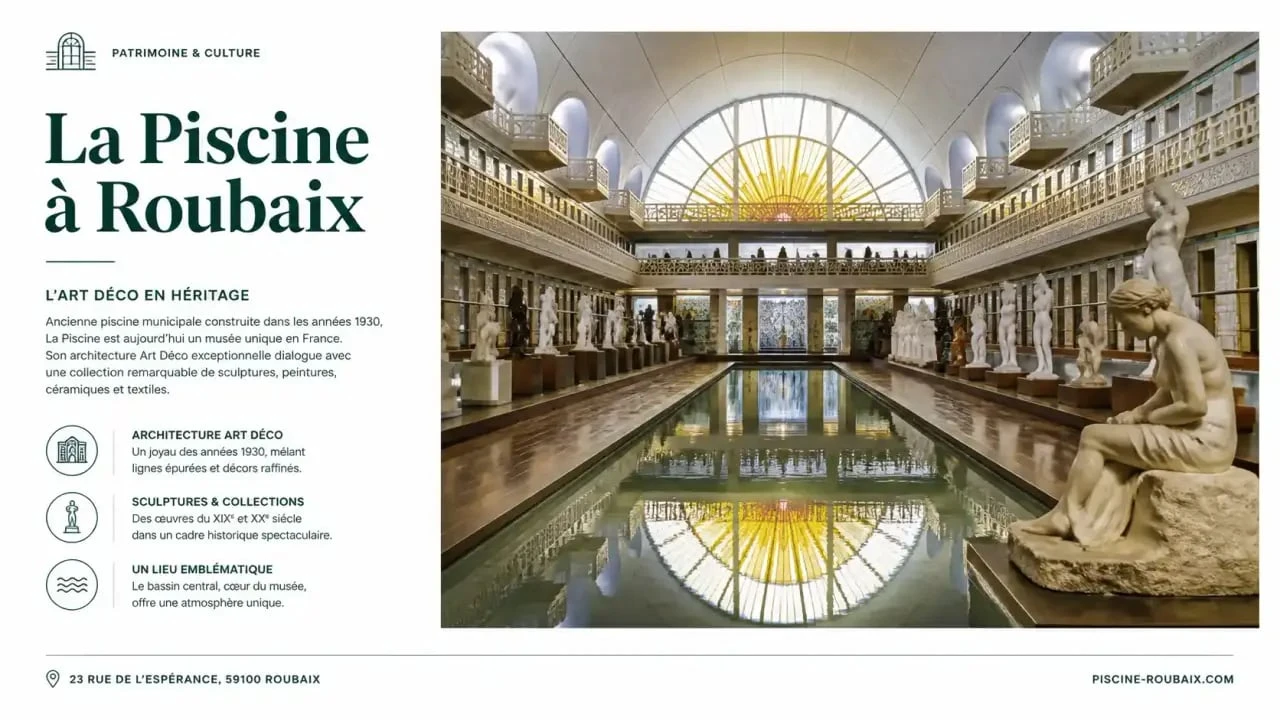 Visiter Lille en novembre : le musée La Piscine à Roubaix