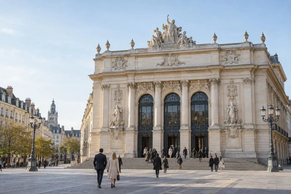 Visiter l’Opéra de Lille : vue extérieure du bâtiment dans le centre-ville
