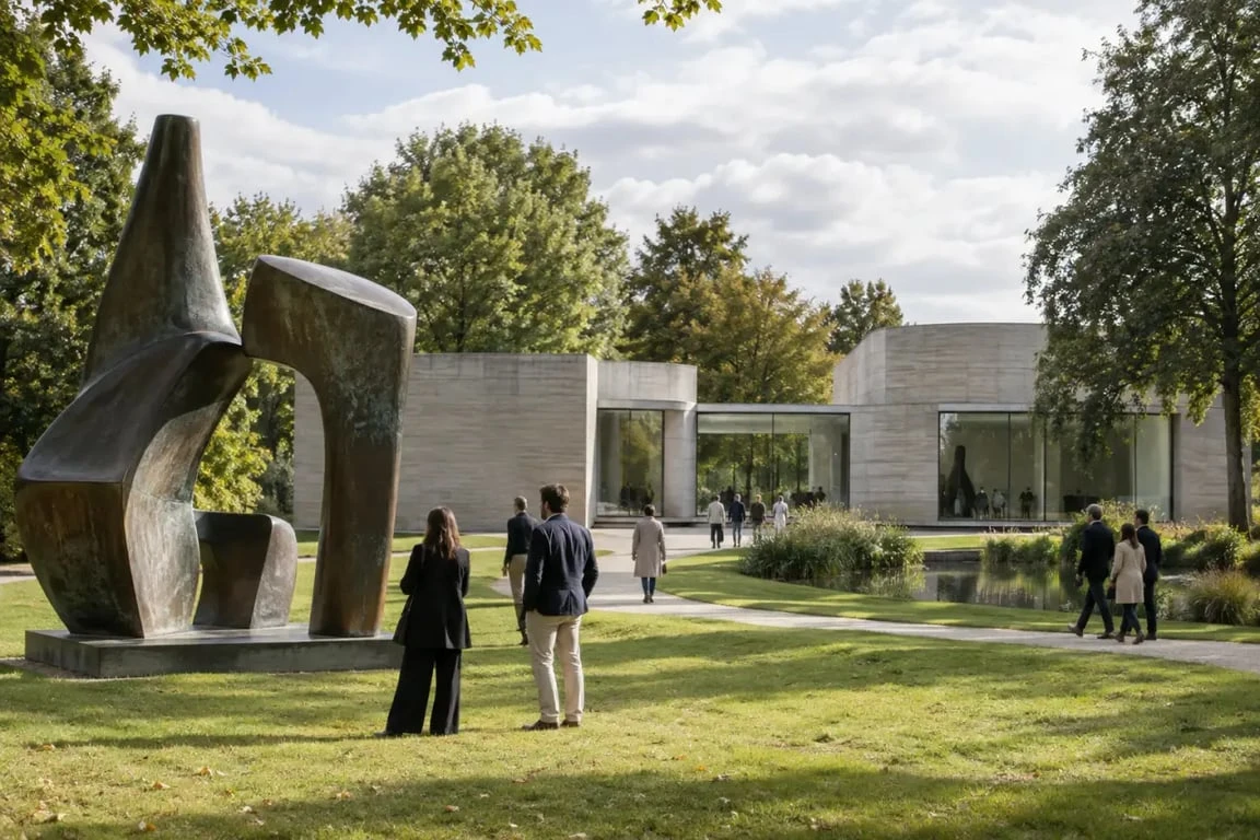 Musée à visiter à Lille : bâtiment et parc du LaM à Villeneuve-d'Ascq