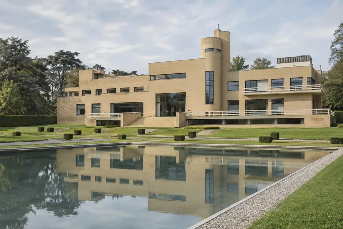 Maison d’architecte à visiter près de Lille : vue extérieure de la Villa Cavrois