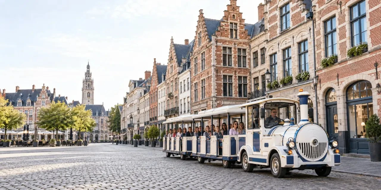Visiter Lille en petit train touristique dans le Vieux-Lille