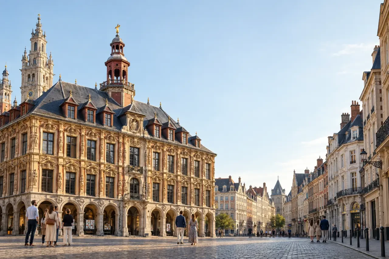 Journée du patrimoine Lille dans les rues du Vieux-Lille autour de la Vieille Bourse