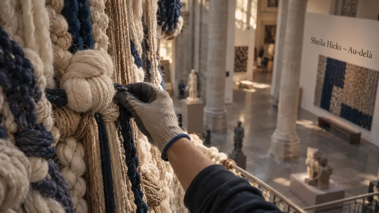 Sheila Hicks investit le Palais des Beaux-Arts de Lille dès vendredi
