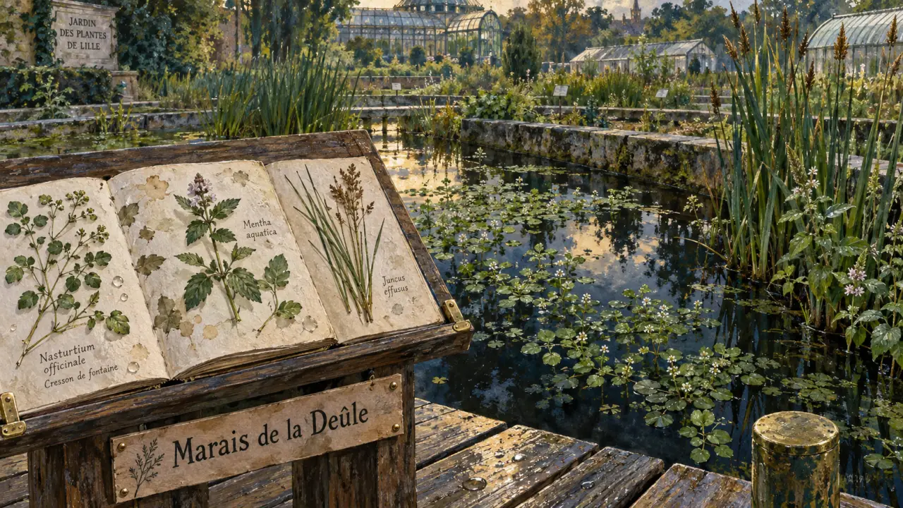 Le Jardin des Plantes de Lille distingué pour sa flore des marais de la Deûle