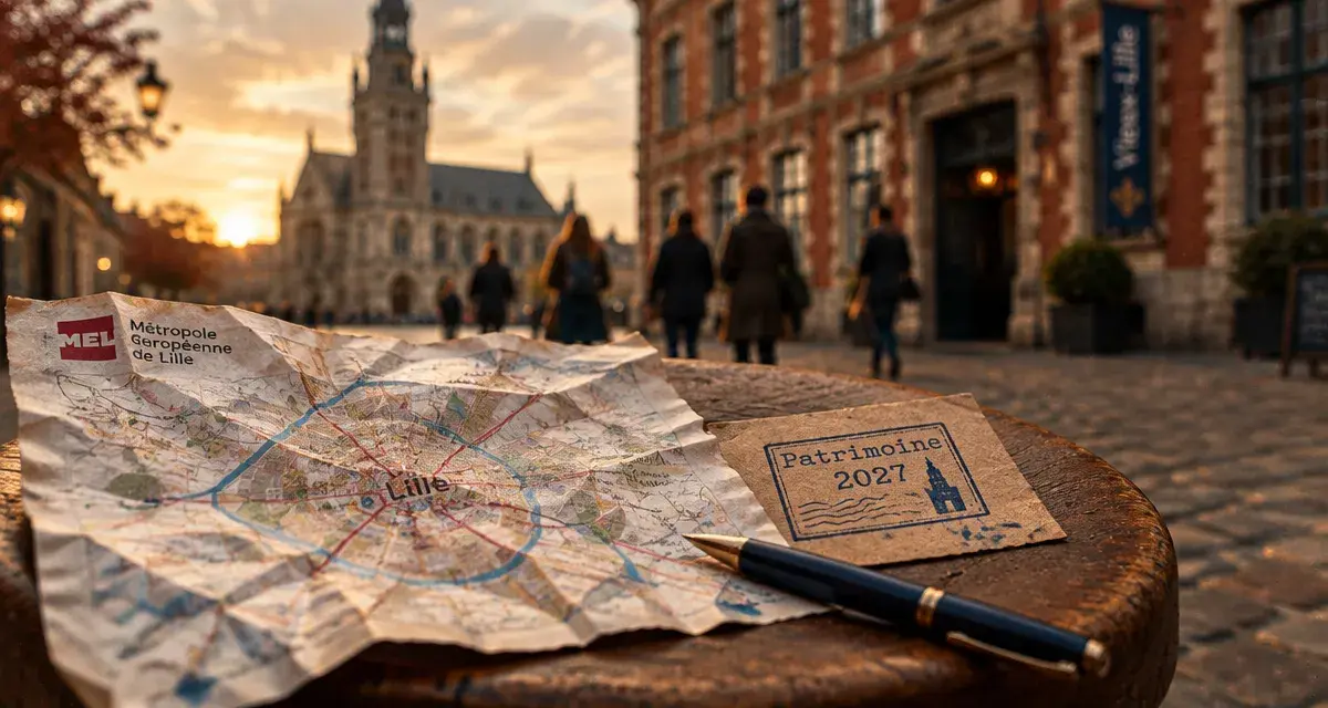 Journée du patrimoine Lille 2027 : carte et billet pour réserver son parcours
