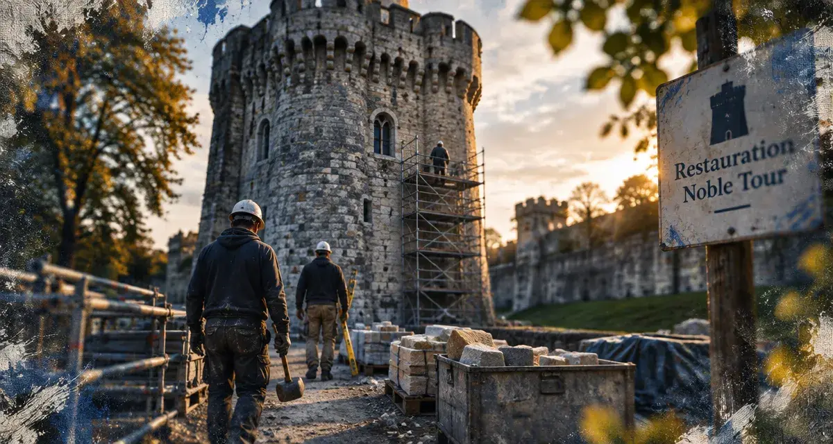 La Noble Tour de Lille en restauration jusqu’en mai 2027
