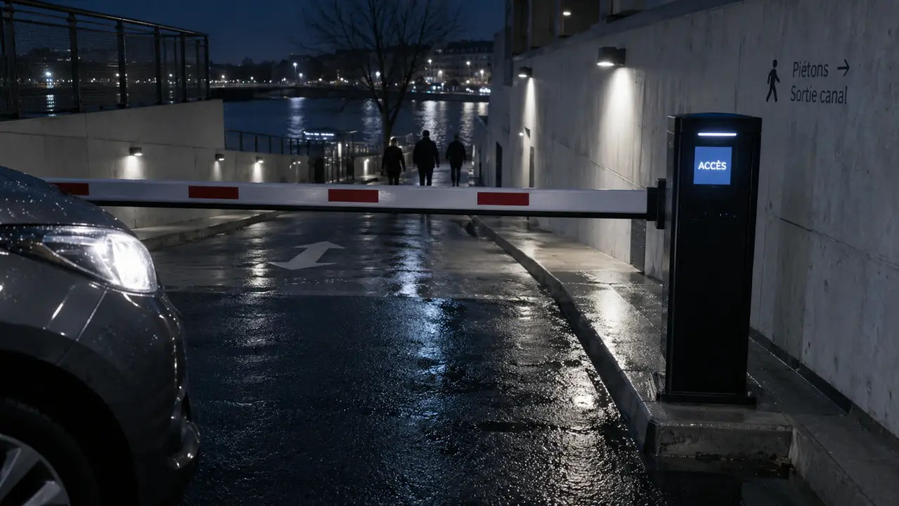 Parking indigo lille vieux lille : rampe d’accès 24h/24
