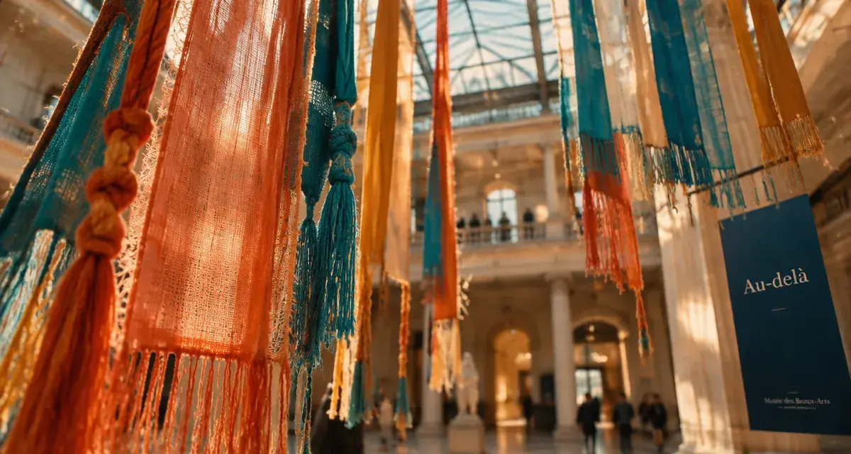 Sheila Hicks déploie ses œuvres textiles au Palais des Beaux-Arts de Lille